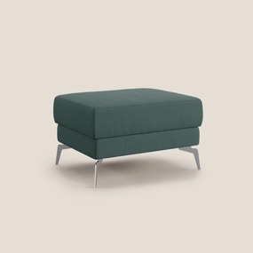 Star Pouf con piedini alti in tessuto smacchiabile T05 verde