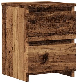 Comodino Legno Antico 30x30x40 Cm İn Legno Multistrato /