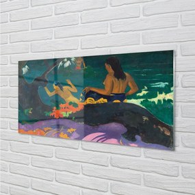Quadro su vetro Fatata te miti (in riva al mare) - paul gauguin 100x50 cm