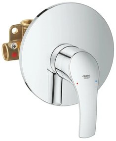 Miscelatore doccia Grohe Eurosmart cromo con corpo da incasso