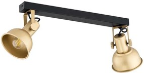 Argon 7144 - Faretto LENORA 2xE14/7W/230V oro/nero