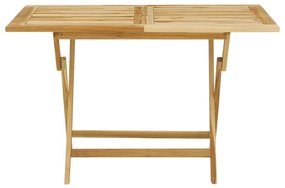 Set da pranzo per esterni 5 pz in legno massello di teak