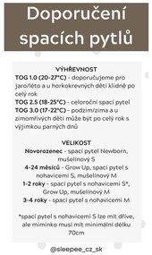 Sacco nanna reversibile in mussola leggera Rose 4-24 mesi M