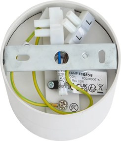 Faretto moderno da superficie bianco GU10 50mm orientabile - Echo