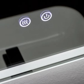 Brilagi - Specchio da bagno riscaldato con illuminazione LED dimmerabile BELLA LED/19W/230V 60x90 cm IP44