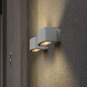 Ideal Lux - Applique da esterno ANDROMEDA 1xE27/60W/230V IP55 bianco