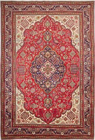 Tabriz Tappeto persiano 300 x 200 Blu (Iran) Annodato A Mano