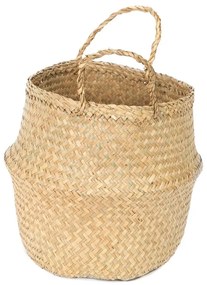 Cesto portaoggetti in seagrass chiaro , ⌀ 27 cm - Compactor