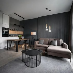 Lampadario LED a sospensione con filo LUCCO LED/13W/230V diametro 15 cm fumé