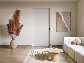 Porta scorrevole con sistema a incasso H205 x L93 cm MDF + PVC Bianco  - VARIN II