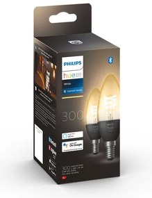 SET 2xLED Lampadina Dimmerabile Philips Hue WHITE FILAMENT E14/4,5W/230V 2100K
