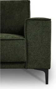 Divano angolare verde (con penisola a sinistra/a L) con rivestimento in ciniglia Copenhagen – Scandic