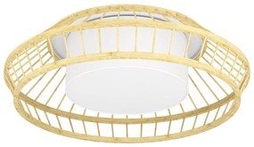 Plafoniera Minimal Yuku-Z Acciaio Bianco Luce Led Integrato 22W