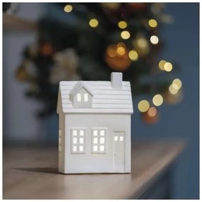 Decorazione natalizia a LED – casetta (LED/CR2032)