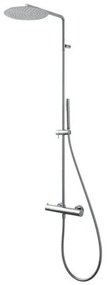 Treemme Up+ RWIT6581CC25 colonna doccia con gruppo termostatico doccetta e soffione 25 cm tondo anticalcare cromo