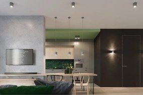 Lampada da parete grigia Roda - Sollux