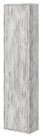 Colonna per mobile bagno PORTOFINO 1 anta P 16 x L 33.7 x H 139 cm grigio antico