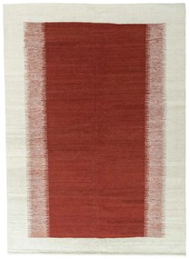 Kilim Tappeto 250x180 Rosso (Iran) Tessuto A Mano