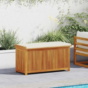 Scatola Cuscini Da Esterno 113x50x60,5 Cm Legno Massello Acacia /