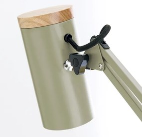 Orion - Lampada da tavolo con clip GILI 1xE27/40W/230V verde