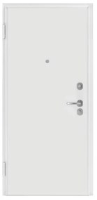 Pannello per porta d'ingresso coordinato Vega rivestito laminato bianco L 97 x H 212 cm, Sp 0.06 mm