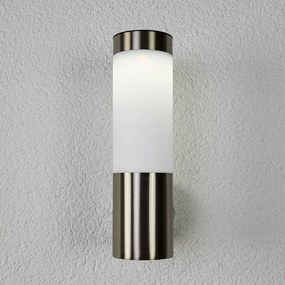 Lindby Aleeza applique LED solare, acciaio inox