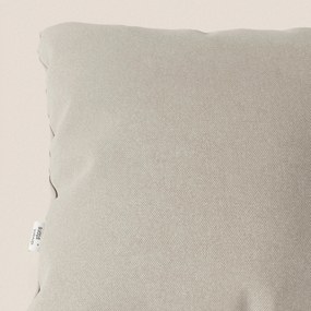 Honey cuscino disponibile in diversi colori realizzato in tessuto simil cotone impermeabile T13 panna