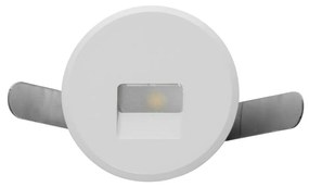 Faretto LED Bianco 1W IP67 Professional - per Gradini Colore Bianco Caldo 2.700K