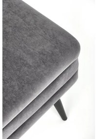 Panca con contenitore VELVA 37x78 cm grigio