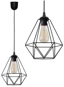 Lampadario a sospensione con filo KARO 1xE27/15W/230V