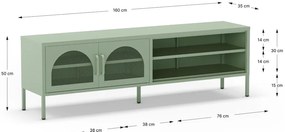 Mobile TV color menta 160x50 cm Diora - Marckeric