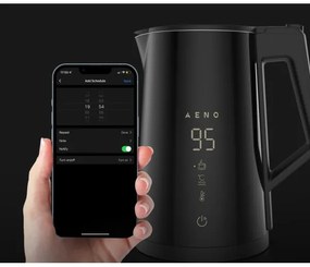 AENO - Bollitore smart con LED display 1,7 l 2200W/230V nero
