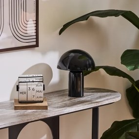 Atmosphera - Lampada da tavolo LITO 1xE27/25W/230V nera