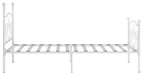 Giroletto con doghe bianco in metallo 90x200 cm
