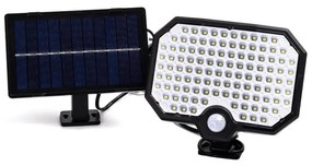 Aigostar - LED Luce solare con sensore di movimento LED/2,4W/3,7V IP65