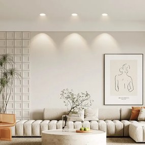Aigostar- SET 3x Lampada da incasso da esterno LED LED/4,8W/230V 4000K IP65 bianco