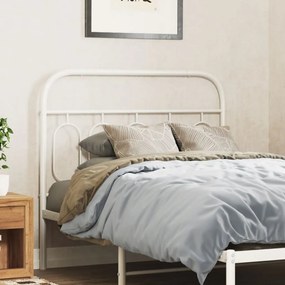 Testiera İn Metallo Bianco 100 Cm /