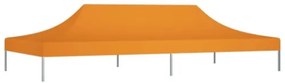 Tetto per Tendone per Feste 6x3 m Arancione 270 g/m²