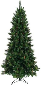 Albero di Natale artificiale PVC&AGHI verde H 210 cm x Ø 108 cm
