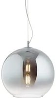 Sospensione Moderna Nemo Metallo Cromo Sfumato 1 Luce E27 D30Cm