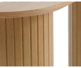 Tavolo consolle di colore naturale 40x130 cm Nola – Unique Furniture