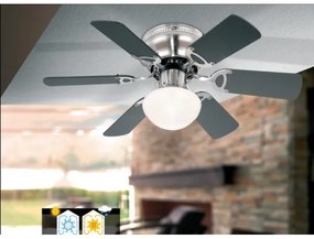 GLOBO 0307 - Ventilatore da soffitto UGO 1xE27/60W/230V