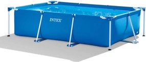Intex 28271NP - Piscina Fuori Terra Rectangular Frame Rettangolare, 2282 L, Acciaio e PVC, Blu, 260x160x65 cm