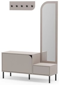 Set mobili da ingresso crema Bea - Marckeric