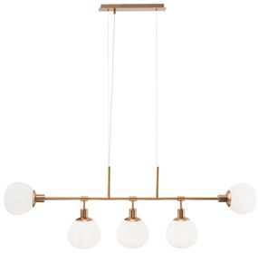 Maytoni Sospensione in metallo con diffusori in vetro in stile moderno Erich - 40W ORO