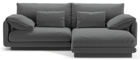 Divano angolare grigio scuro (angolo destro) Torino - Micadoni Home