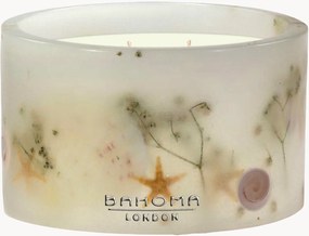 Candela profumata con tre stoppini fatta a mano Botanica (sabbia e mare)