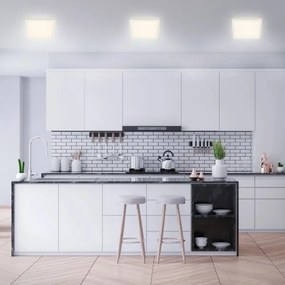 Briloner 7362-016 - Plafoniera LED CADRE LED/18W/230V 29,6x29,6 cm bianco