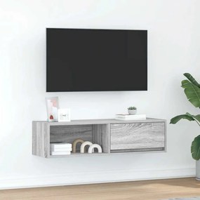 Mobile Tv Grigio Sonoma 100x31x25,5 Cm İn Legno Multistrato /