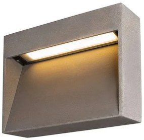 Concreto LED Applique da Esterno M IP65 Light Grey - SLV